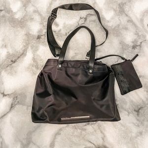 Steve Madden Black Weekender/Tote Bag